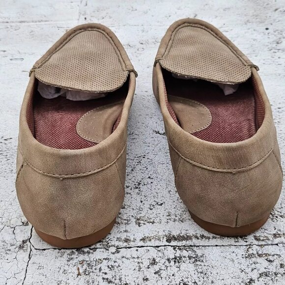 B.O.C Women Loafer Shoes Taupe Vegan Faux Leather Upper Slip On Shoes Size 10M - Picture 7 of 10